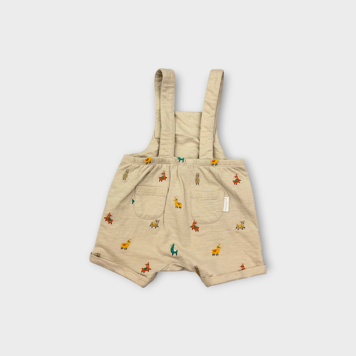 Beige Llama Overalls, Size TBC