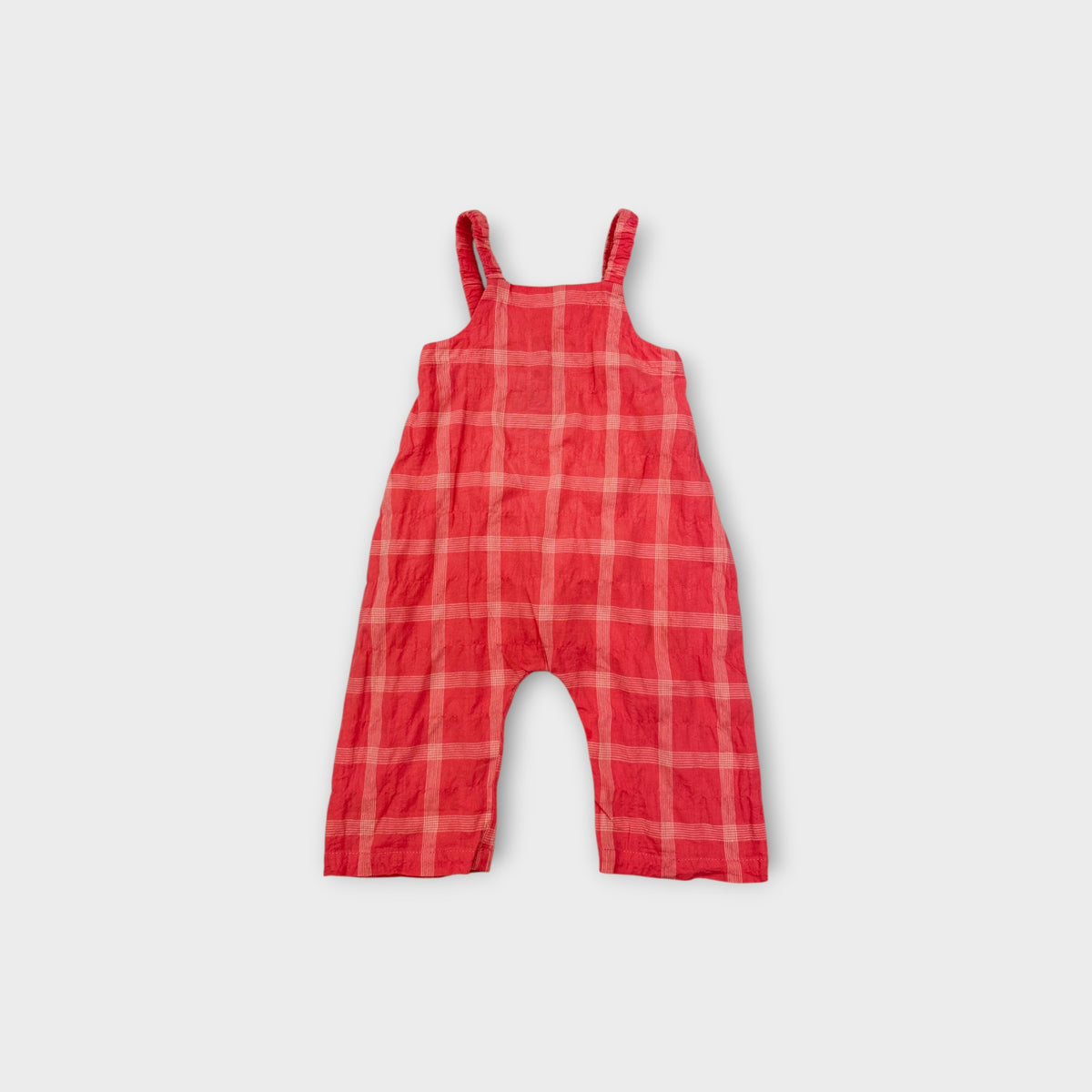 Red Check Jumpsuit, Size TBC