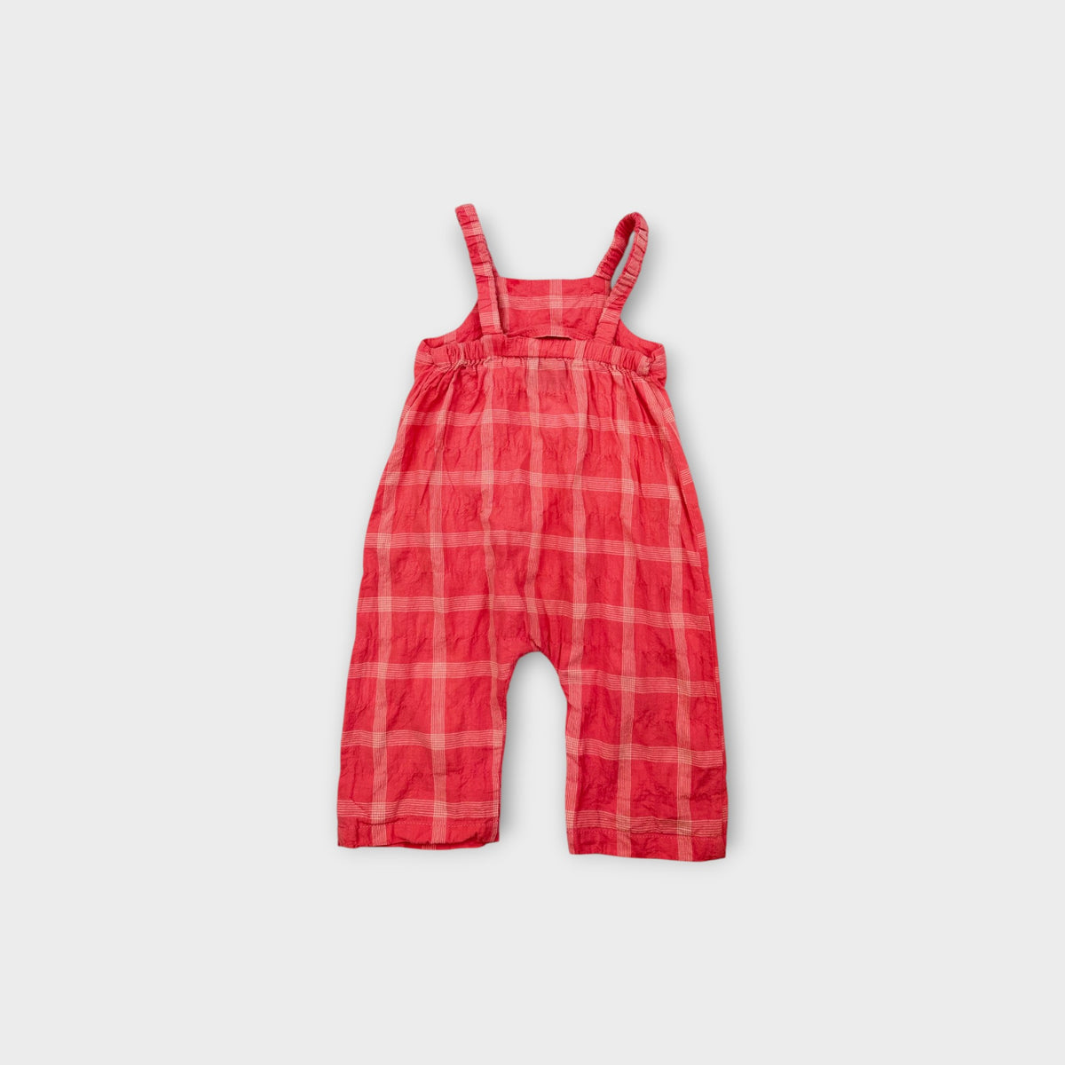 Red Check Jumpsuit, Size TBC