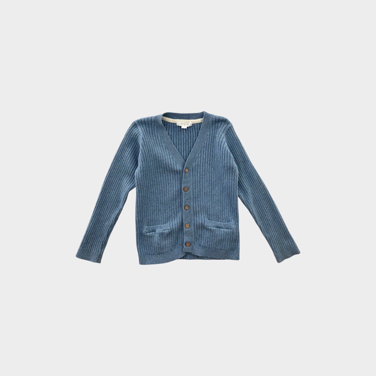 Purebaby Ribbed Knit Cardigan, Size 5
