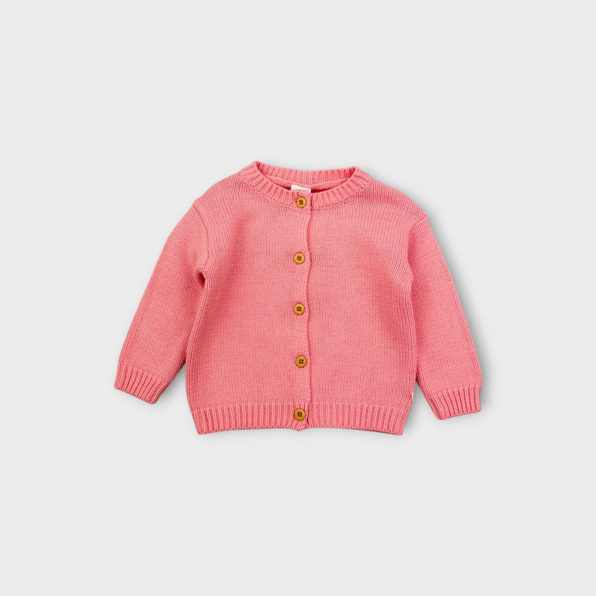Bonds Pink Knit Cardigan, Size TBC