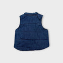 Reversible Denim Puffer Vest, Size TBC