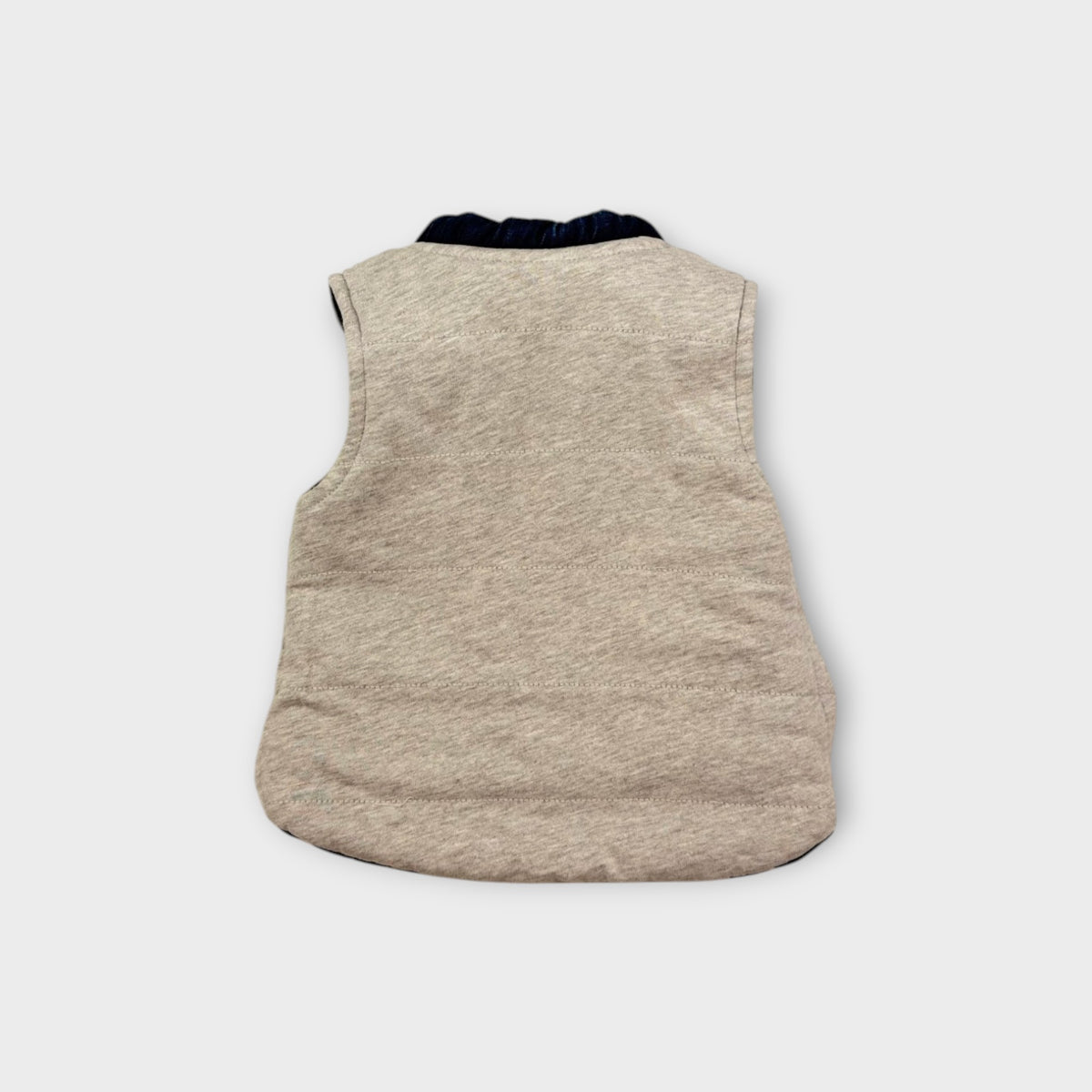 Reversible Denim Puffer Vest, Size TBC