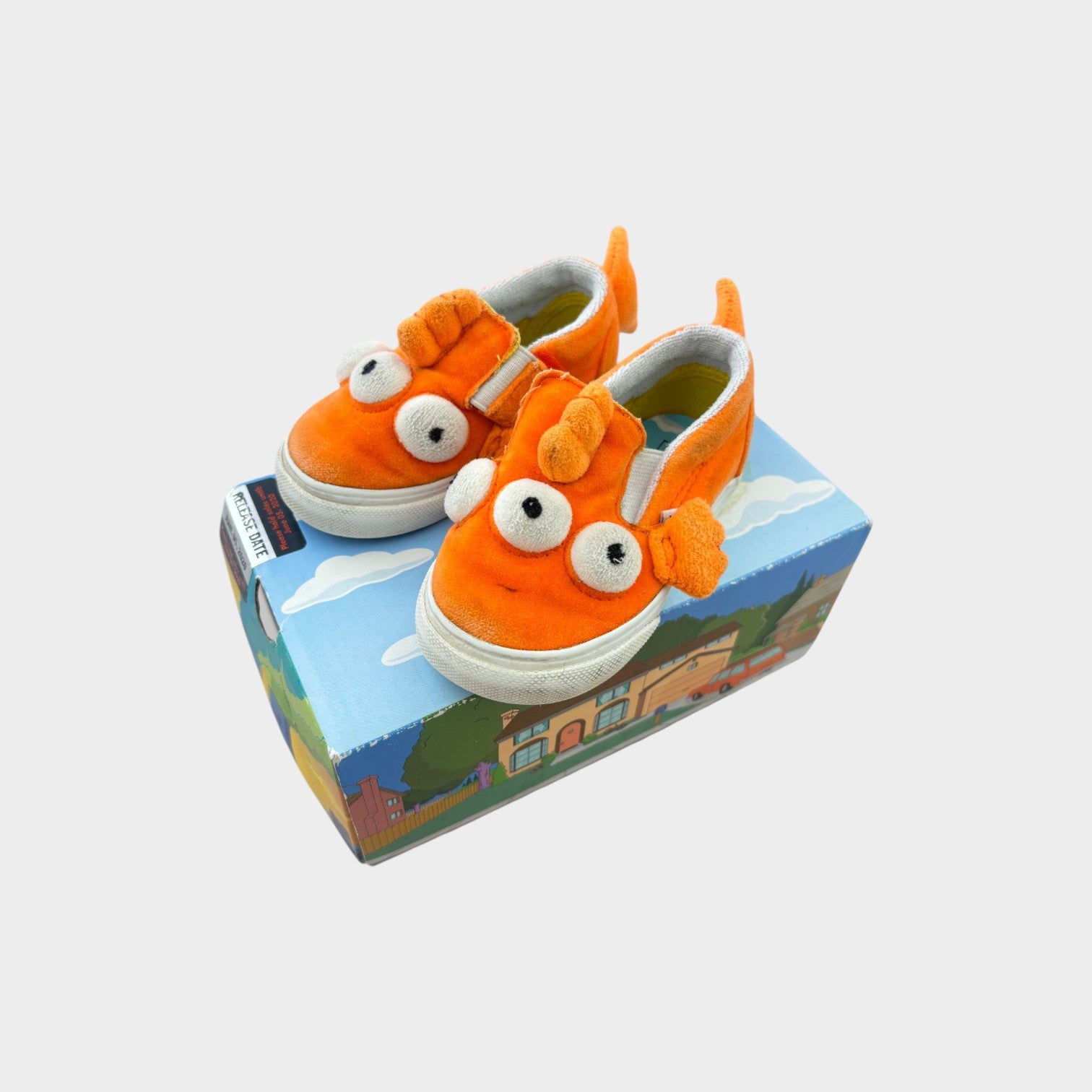 Vans Simpsons Blinky Fish Slip-Ons, Size EU 21