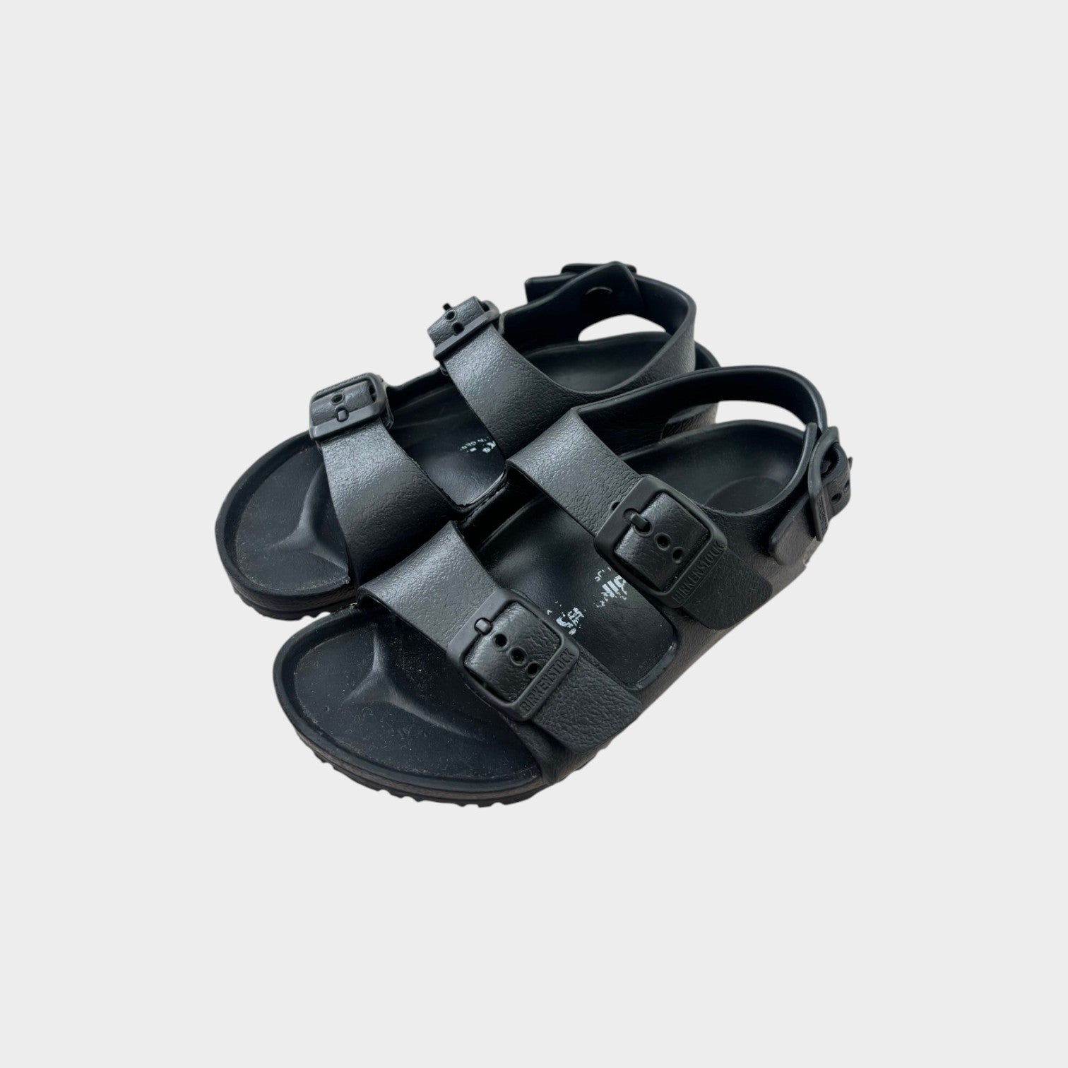 Birkenstock Black EVA Sandals, Size EU 30