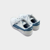 Puma White Lace Up Sneakers, Size EU 33