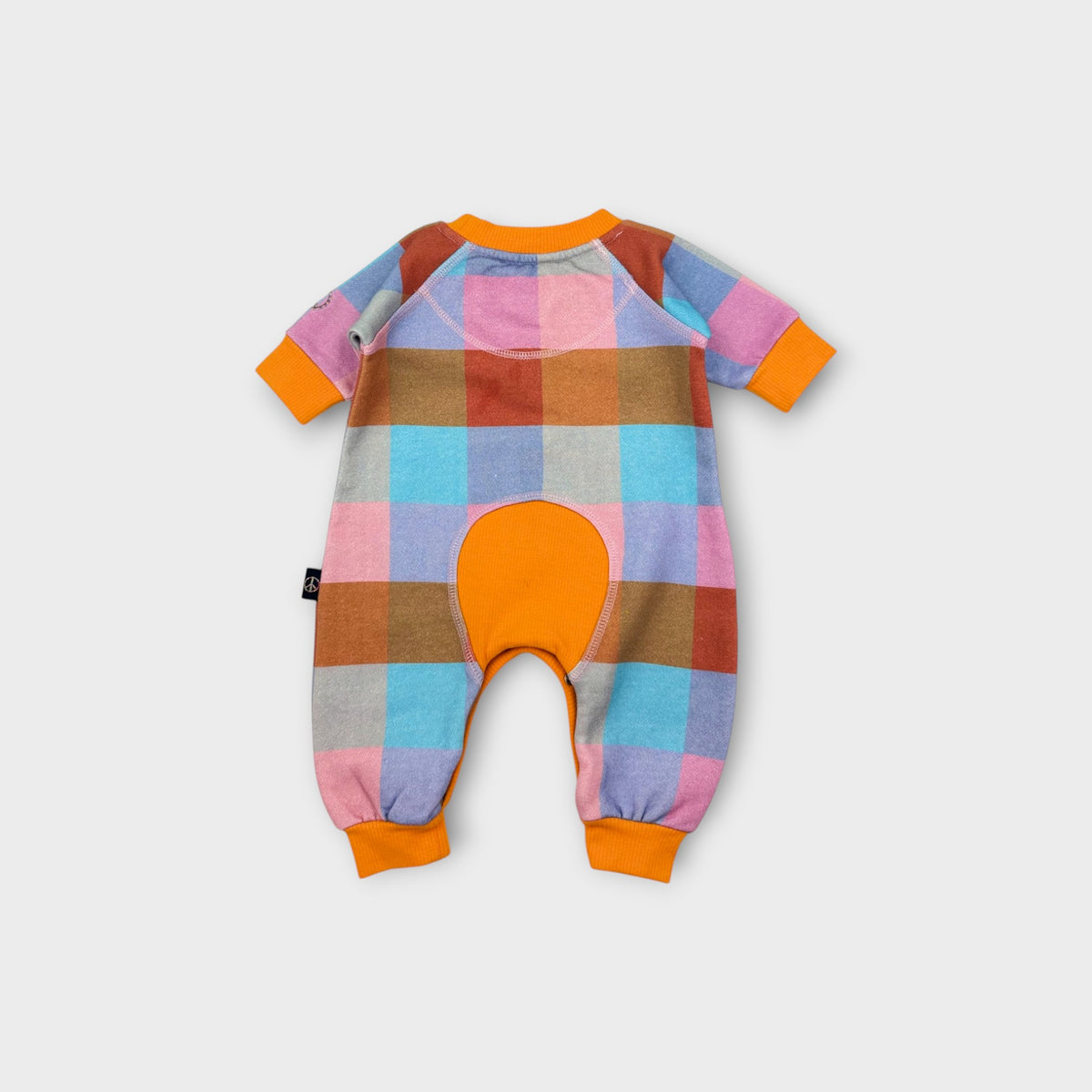 Rainbow Check Romper, Size TBC