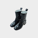 Monalisa Black Patent Boots, Size EU 28
