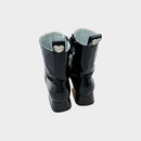 Monalisa Black Patent Boots, Size EU 28