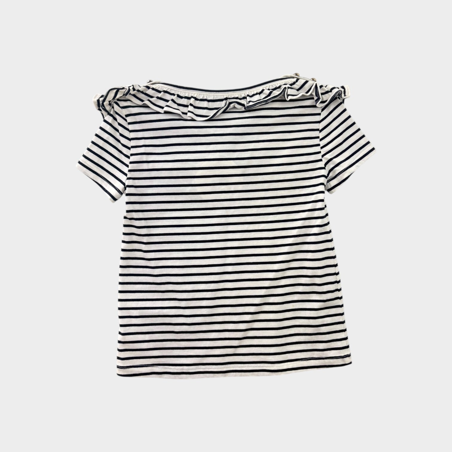 Chloe Stripe Short Sleeve T-Shirt, Size 6