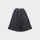 Chambray Embroidered Culottes, Size 8