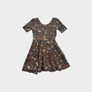 Rock Your Kid Tattoo Flash Dress, Size 8