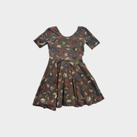 Rock Your Kid Tattoo Flash Dress, Size 8