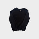 Ghanda Black Knit Jumper, Size 7