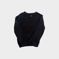 Ghanda Black Knit Jumper, Size 7