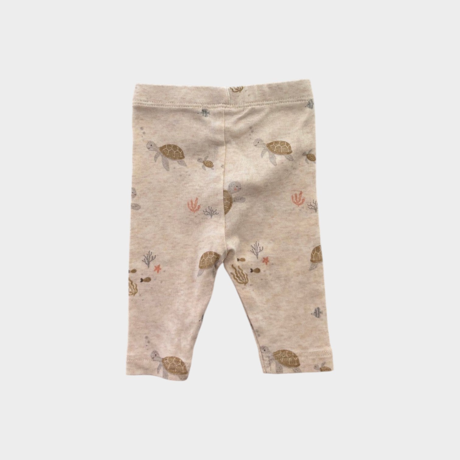 Purebaby Turtle Leggings, Size 0000