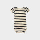 Petit Bateau Stripe Bodysuit, Size 000