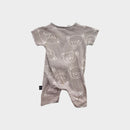 Hux Grey Bear Onesie, Size 000
