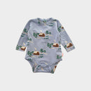 Tiny Cottons Woodland Cabin Bodysuit, Size 000