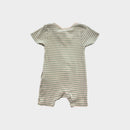 Purebaby Striped Shortie Onesie, Size 000