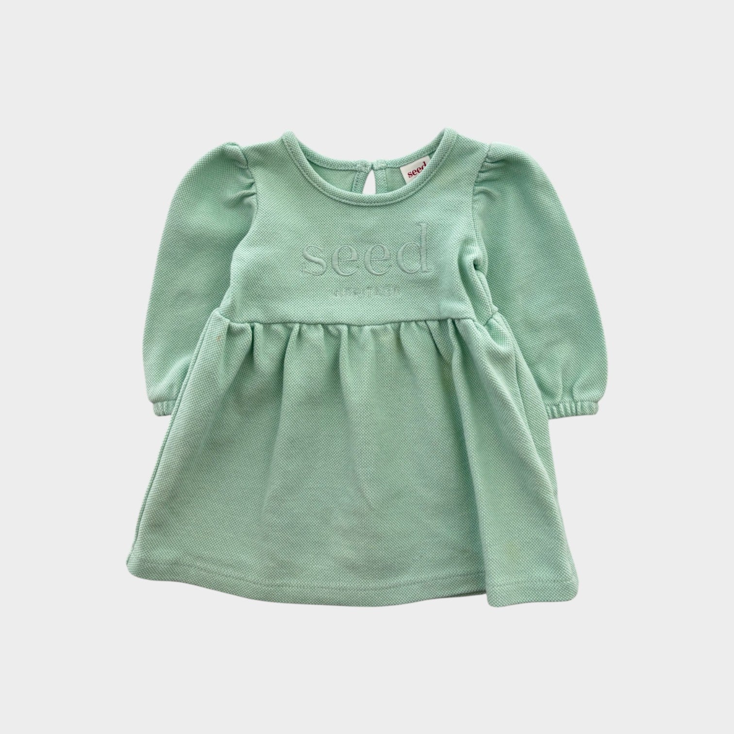 Seed Heritage Aqua Waffle Dress, Size 000
