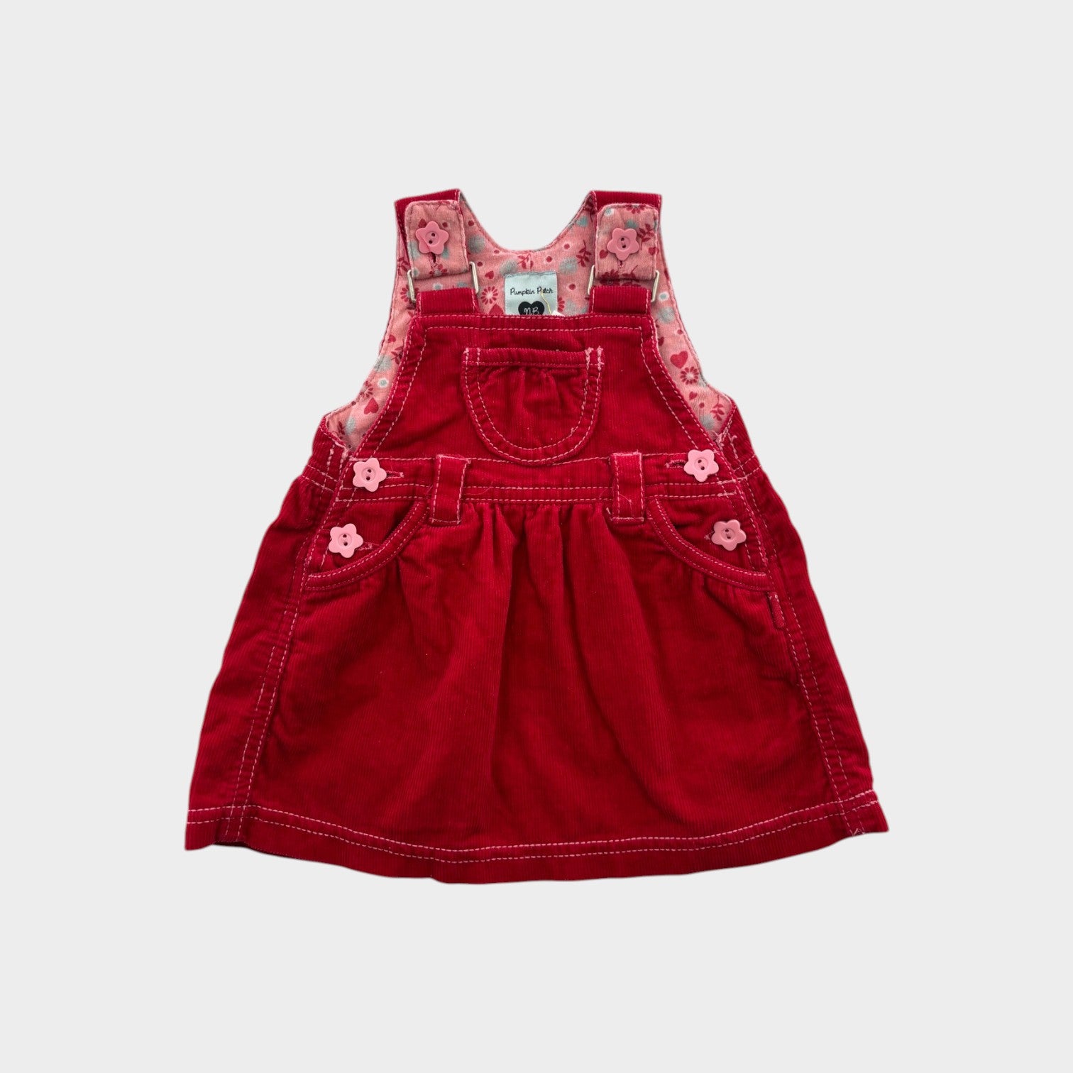 Pumpkin Patch Corduroy Pinafore Dress, Size 0000