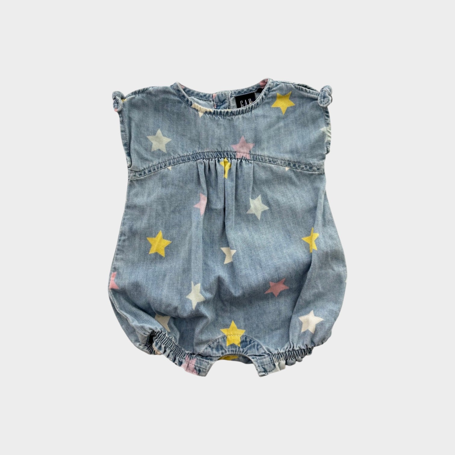 Gap Denim Stars Romper, Size 000