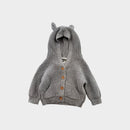 Jamie Kay Grey Knit Cardigan, Size 000