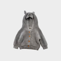 Jamie Kay Grey Knit Cardigan, Size 000
