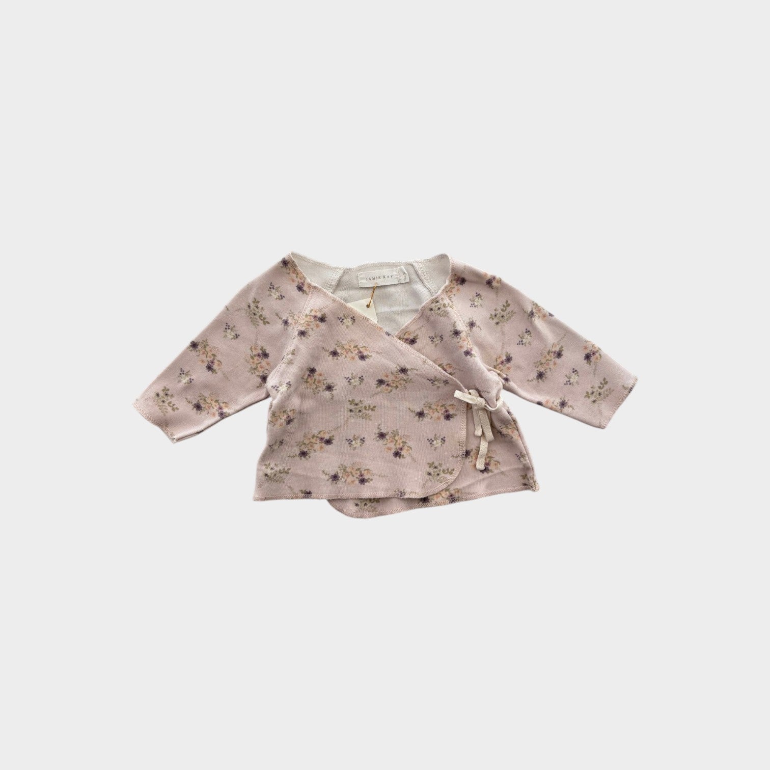 Jamie Kay Floral Wrap Top, Size 0000