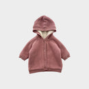 Seed Fleece-Lined Knit Cardigan, Size 0000