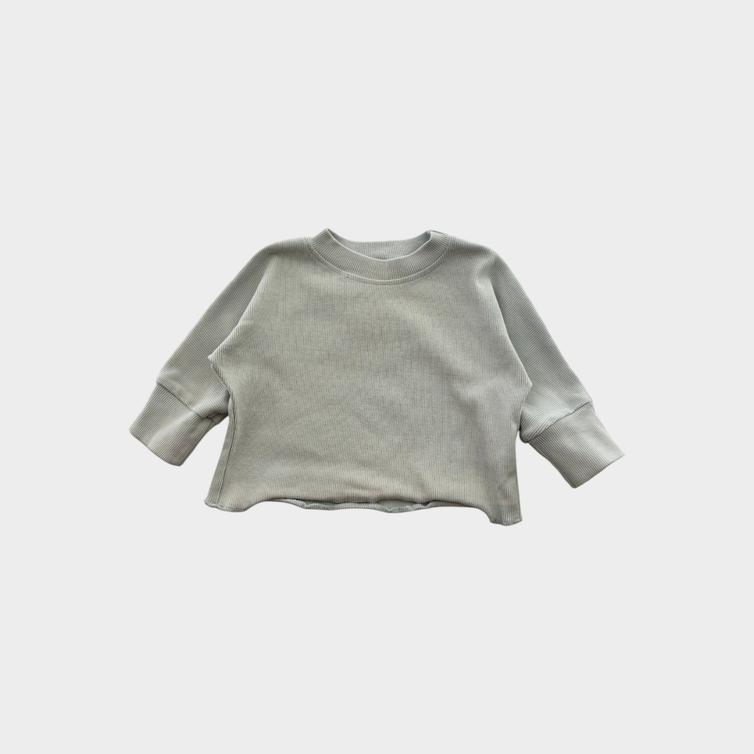 Worrn Ribbed Long Sleeve T-Shirt, Size 000