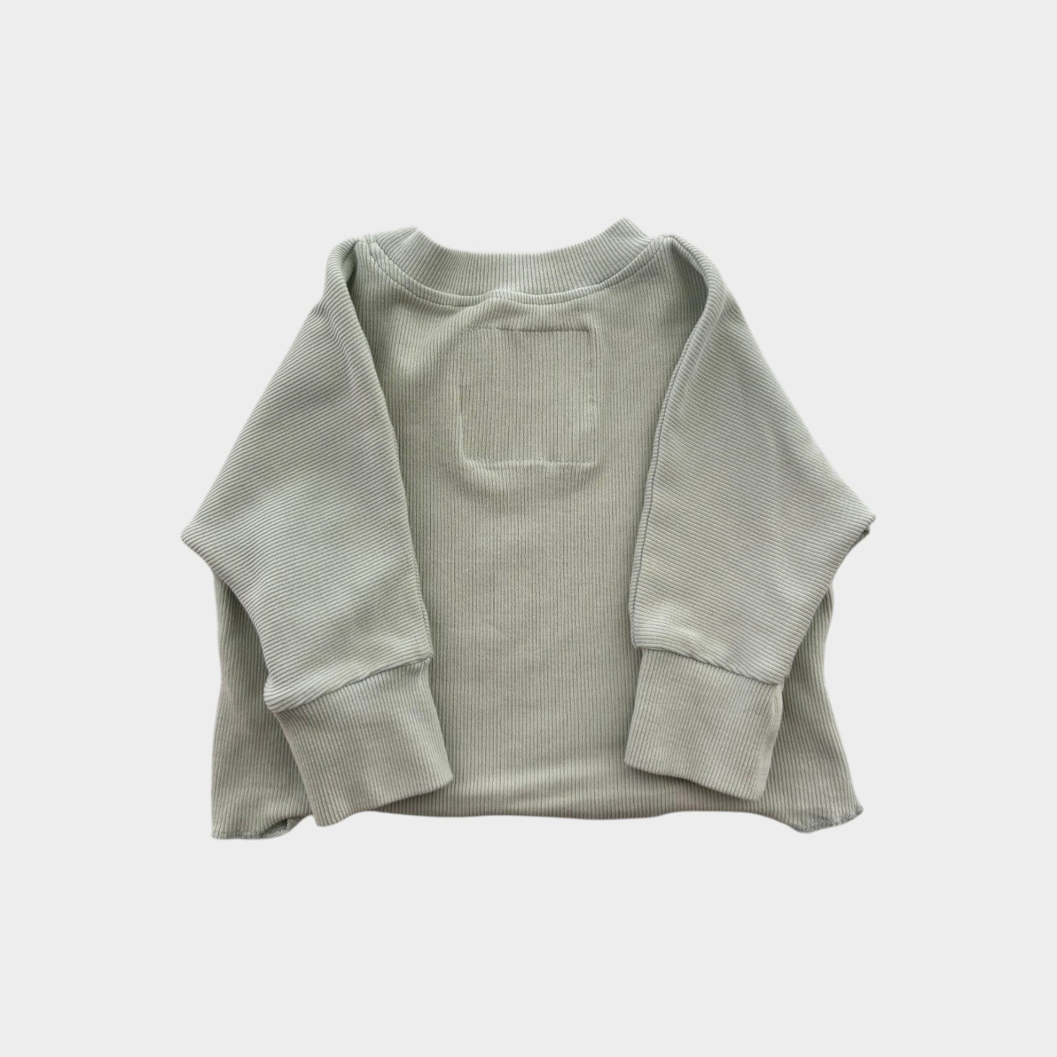 Worrn Ribbed Long Sleeve T-Shirt, Size 000