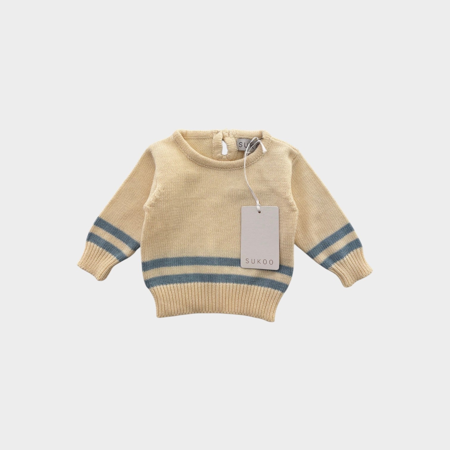 Sukoo Stripe Knit Jumper, Size 000