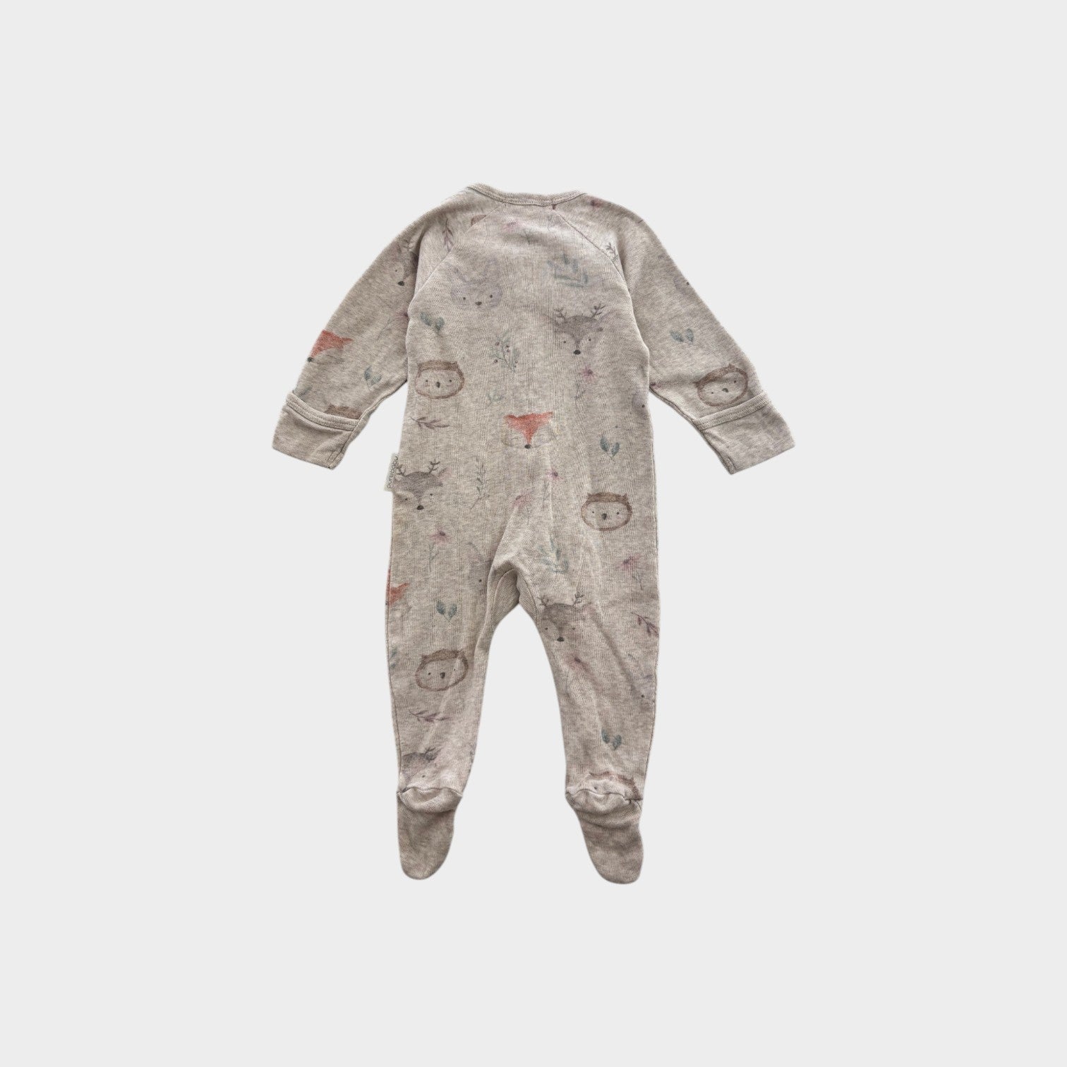 Purebaby Animal Onesie, Size 000