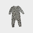 Country Road Grey Leopard Onesie, Size 000