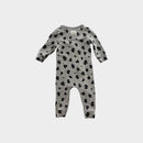 Country Road Grey Leopard Onesie, Size 000