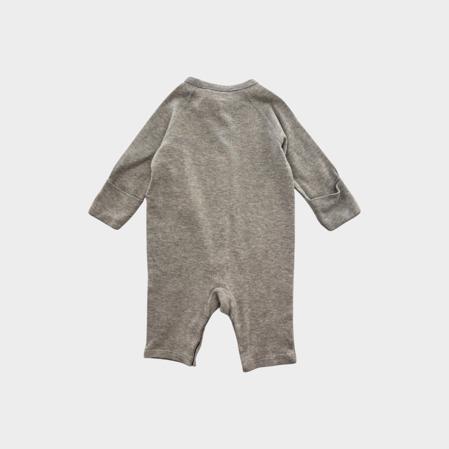 RL Grey Long Sleeve Onesie, Size 000