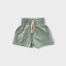 Baby Bird Linen Shorts, Size 00