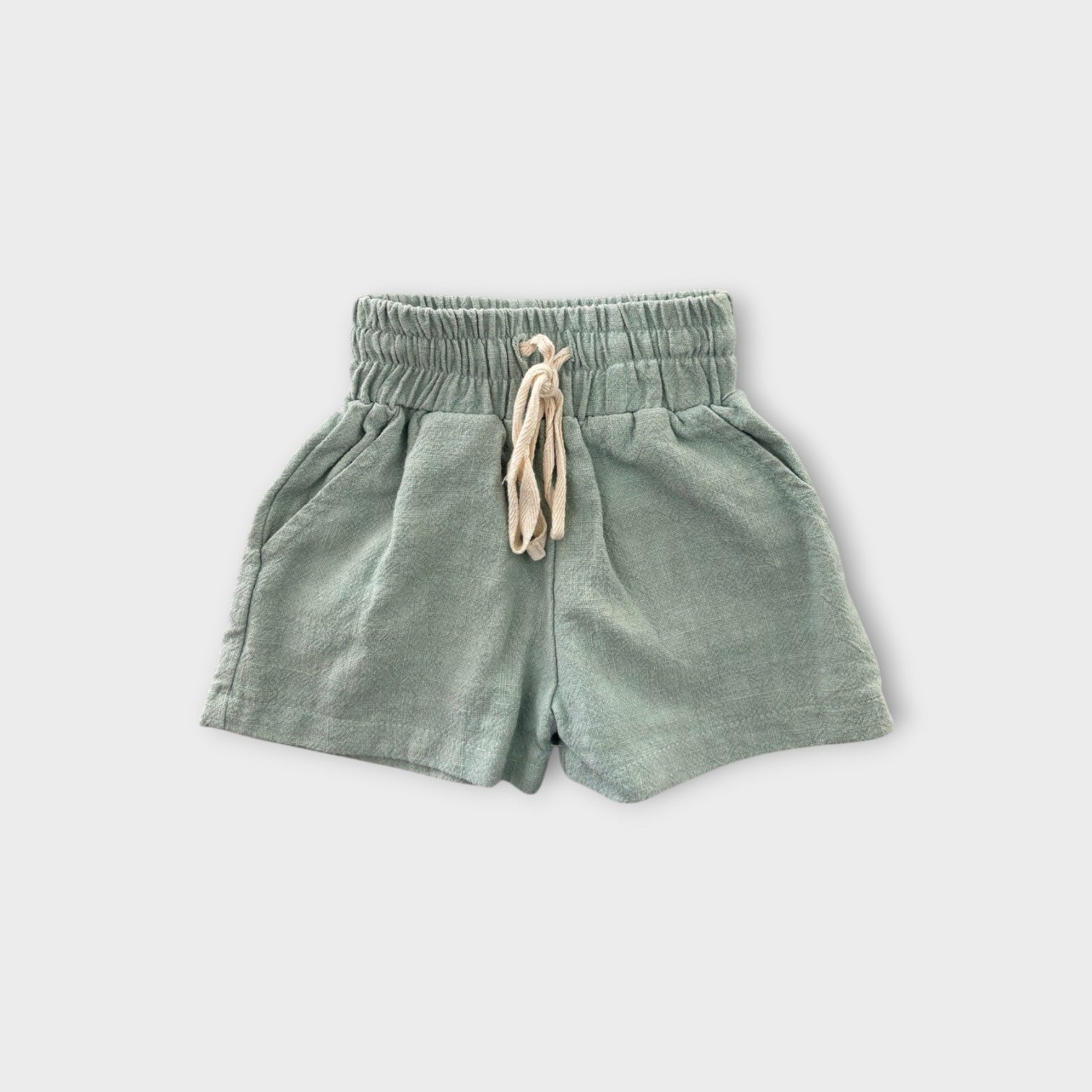Baby Bird Linen Shorts, Size 00