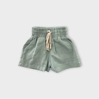 Baby Bird Linen Shorts, Size 00