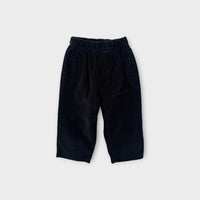 Petit Lem Black Corduroy Pants, Size 00-0