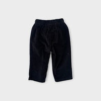 Petit Lem Black Corduroy Pants, Size 00-0