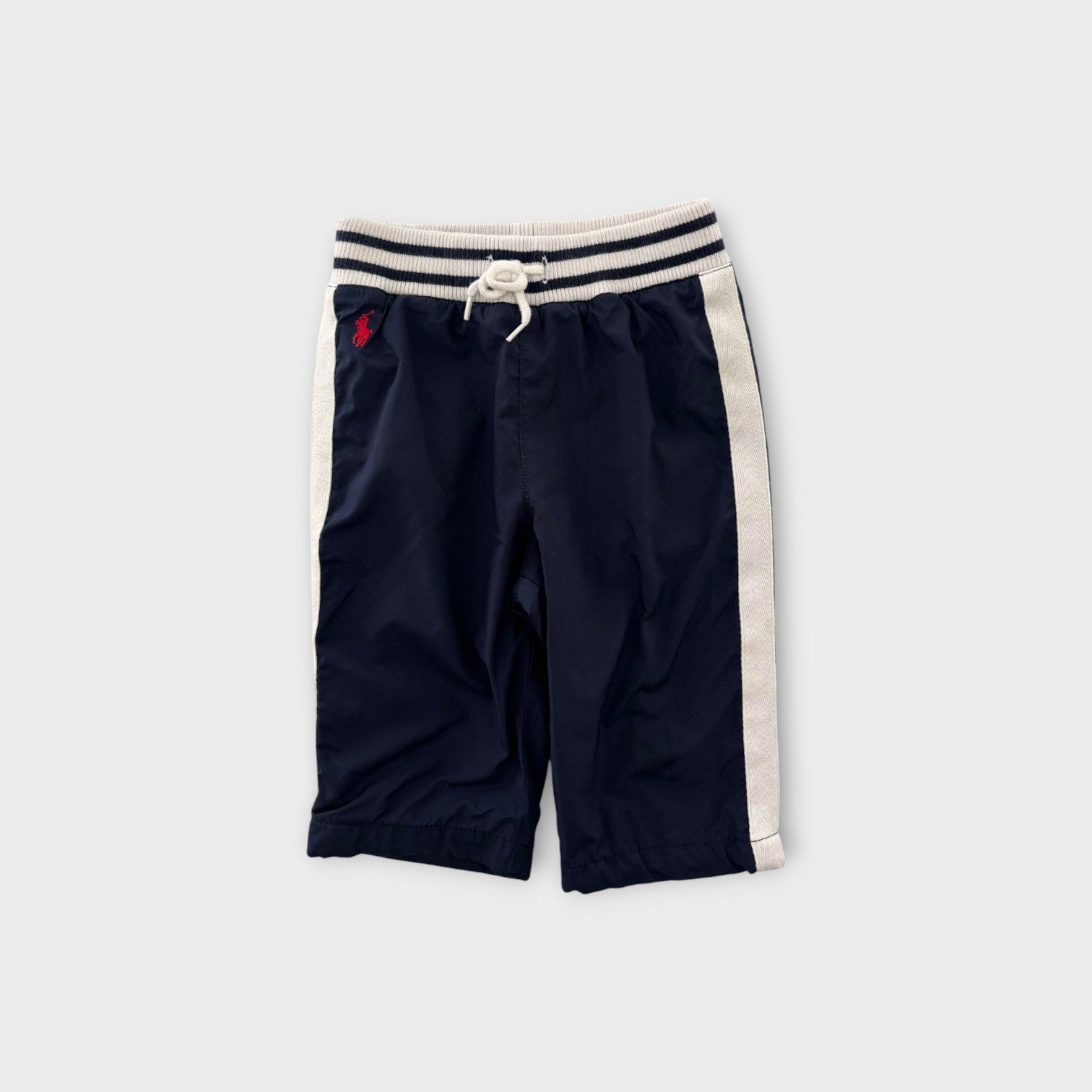 RL Navy Stripe Track Pant, Size 00