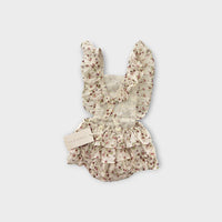 Jamie Kay Floral Frill Romper, Size 00