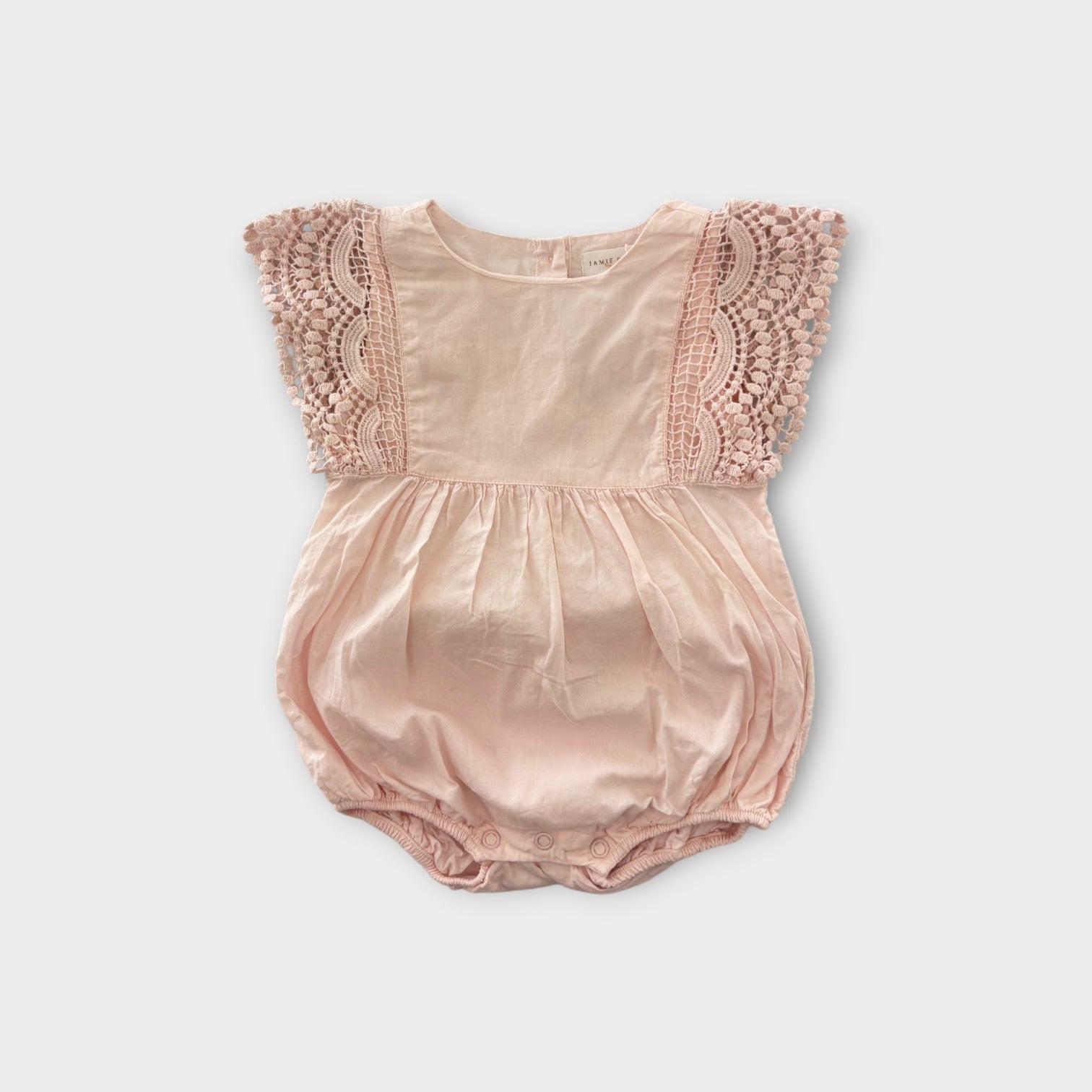Jamie Kay Lace Romper, Size 00