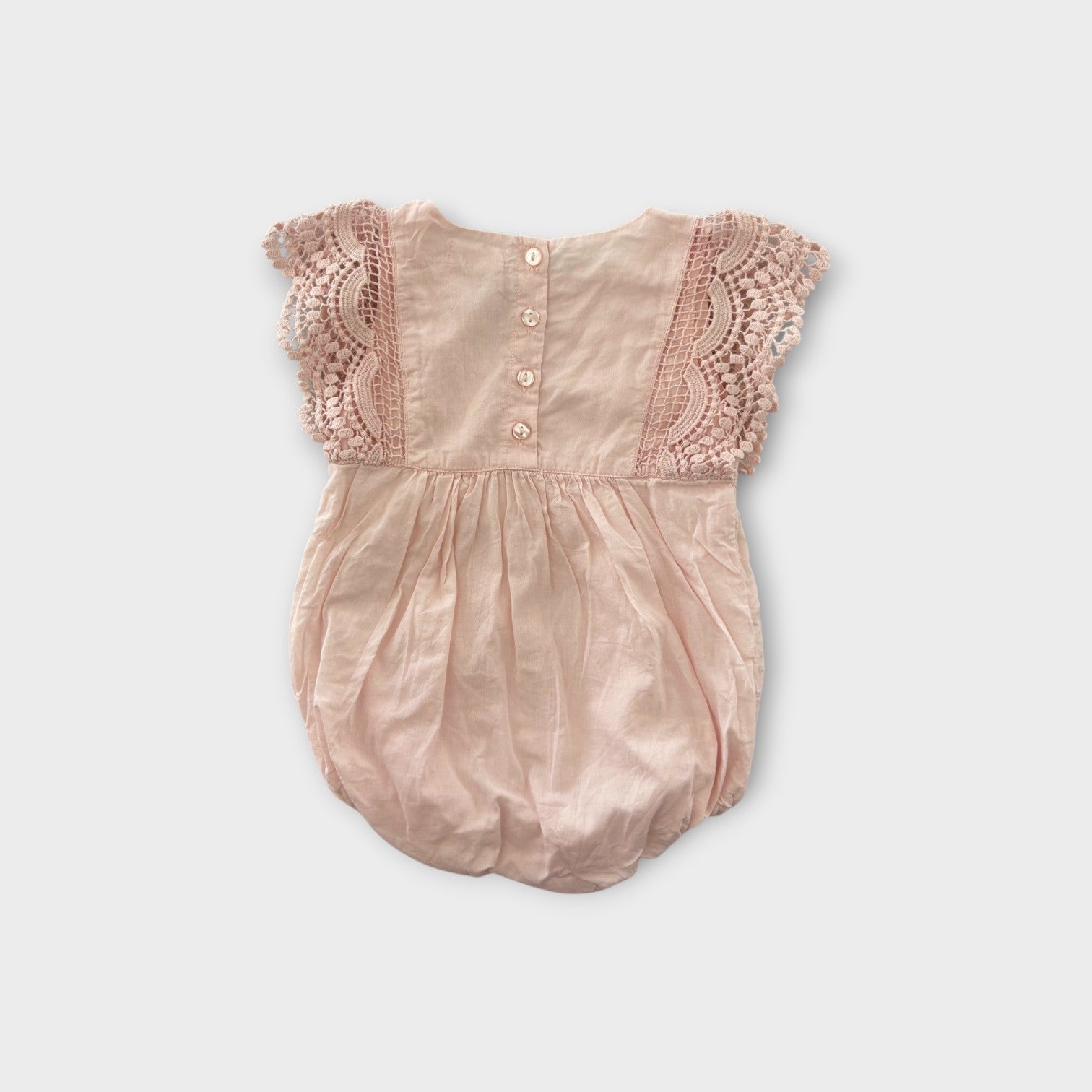 Jamie Kay Lace Romper, Size 00
