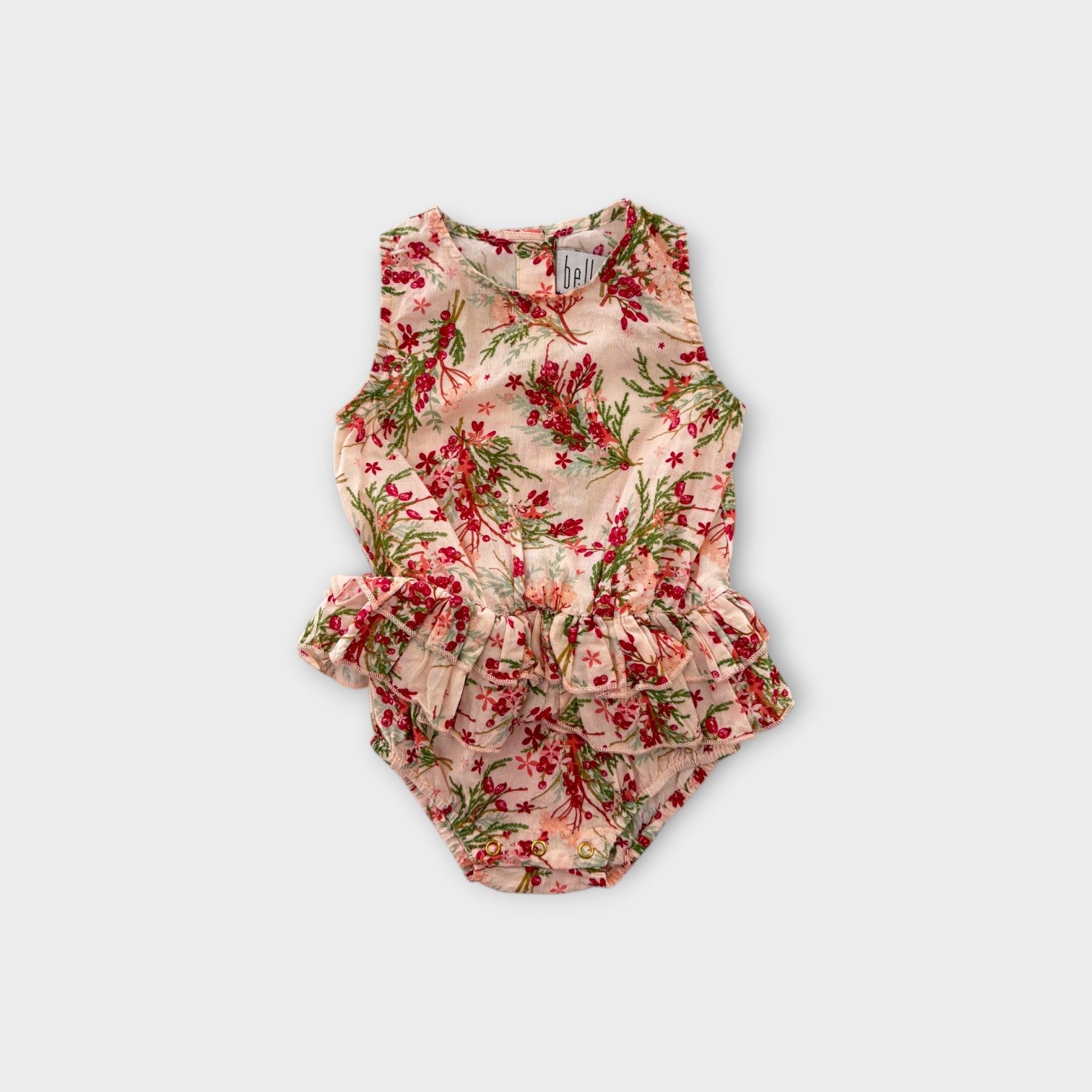 Bella & Lace Floral Romper, Size 00