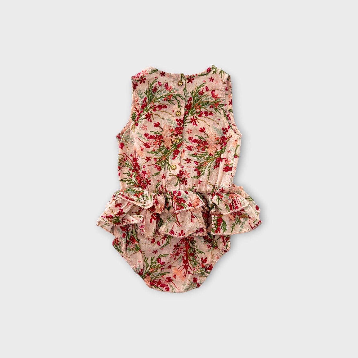 Bella & Lace Floral Romper, Size 00