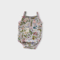 Fleur Harris Printed Bodysuit, Size 00